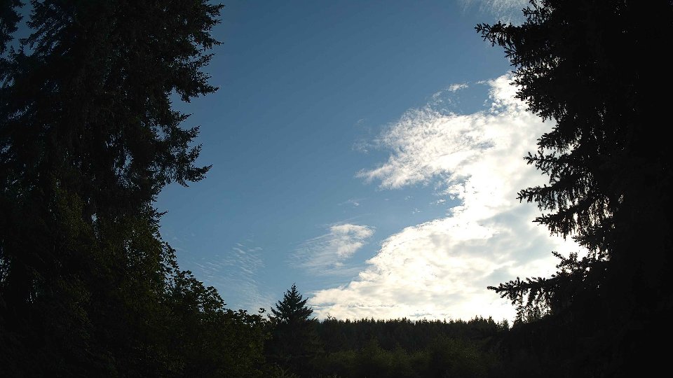 Pacific Northwest skyline timelapse frame from Jul 20th, 2026 at 6:45 PM