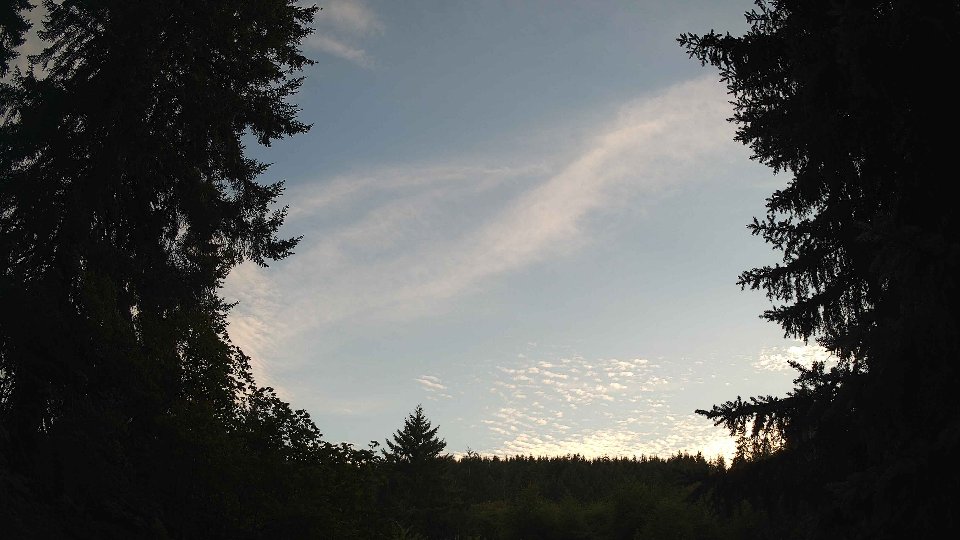 Pacific Northwest skyline timelapse frame from Jul 20th, 2026 at 7:45 PM