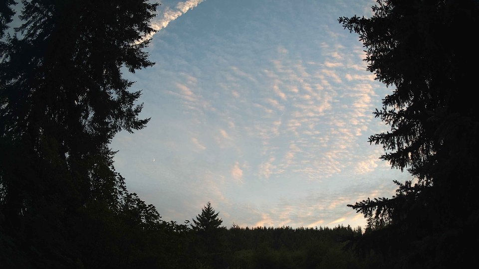 Pacific Northwest skyline timelapse frame from Jul 20th, 2026 at 8:45 PM
