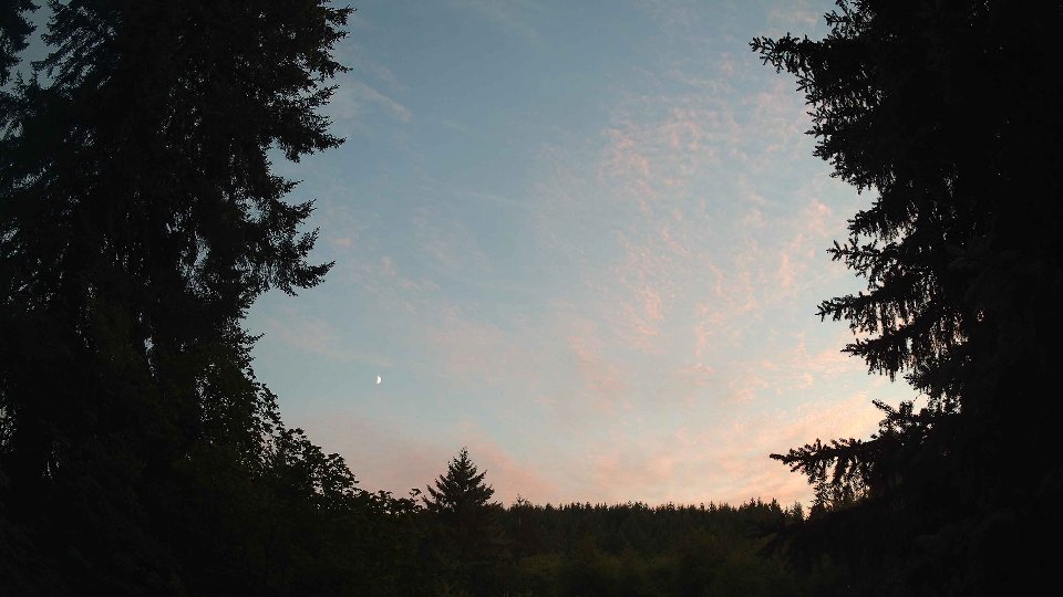 Pacific Northwest skyline timelapse frame from Jul 20th, 2026 at 9:00 PM