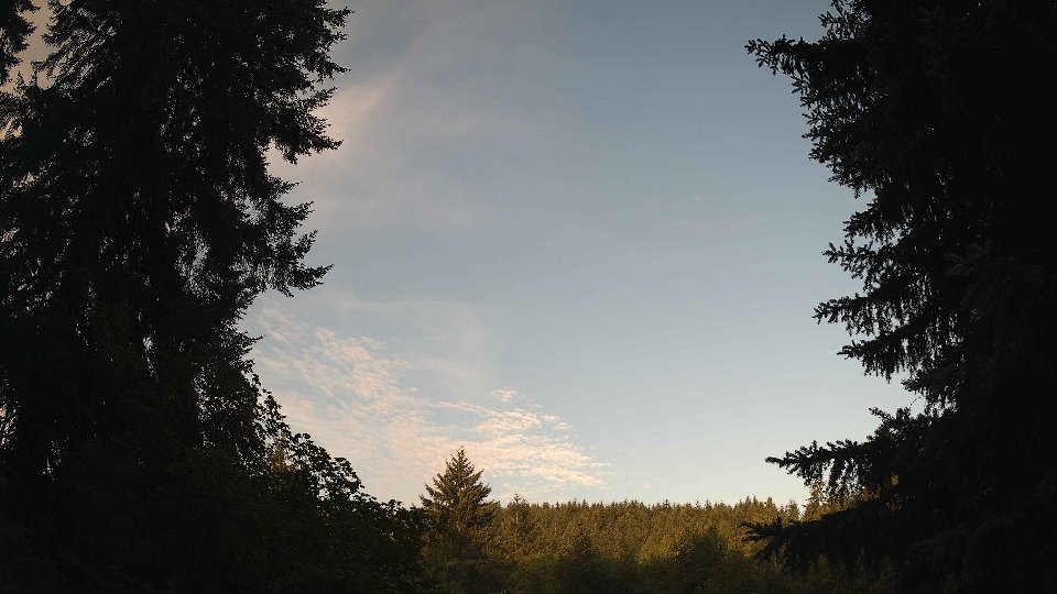 Pacific Northwest skyline timelapse frame from Jul 21st, 2026 at 7:00 AM