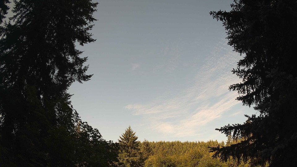 Pacific Northwest skyline timelapse frame from Jul 21st, 2026 at 8:45 AM