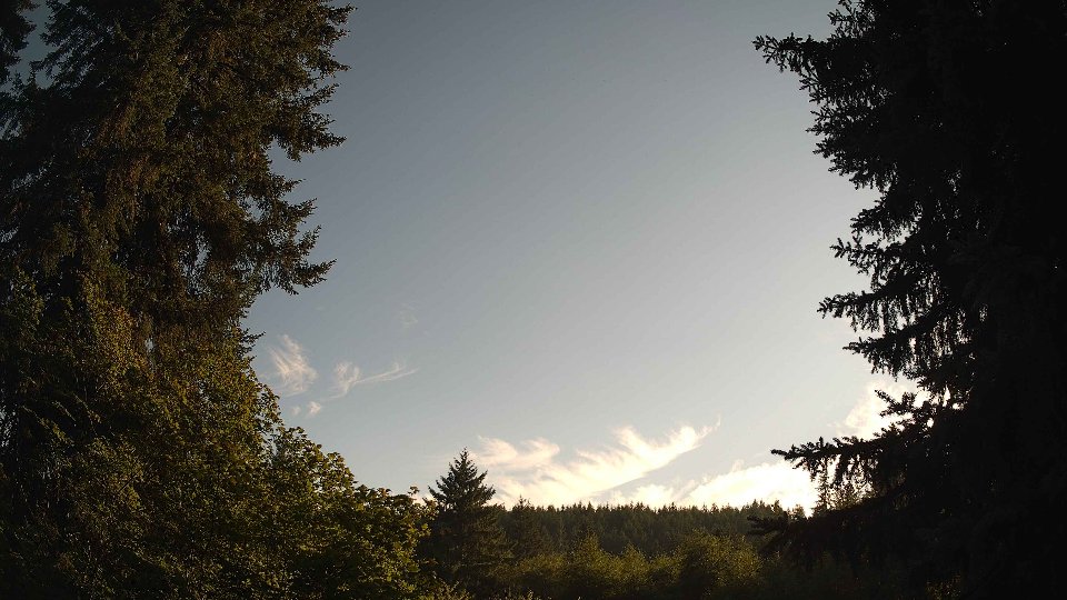 Pacific Northwest skyline timelapse frame from Jul 21st, 2026 at 6:45 PM