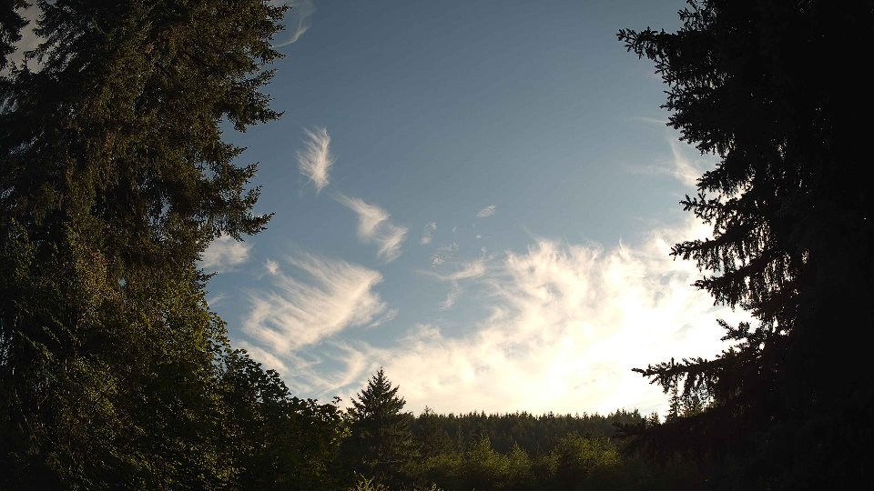 Pacific Northwest skyline timelapse frame from Jul 21st, 2026 at 7:00 PM