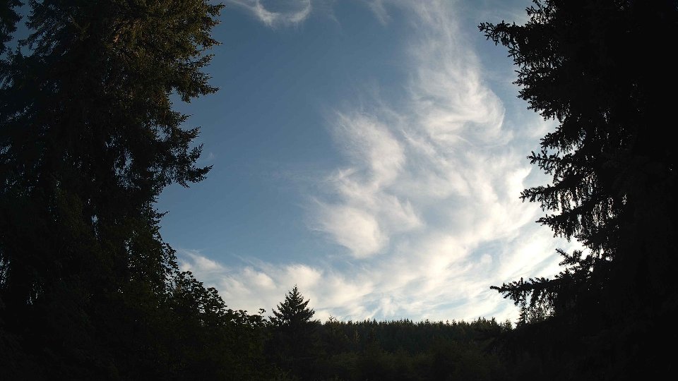 Pacific Northwest skyline timelapse frame from Jul 21st, 2026 at 7:45 PM