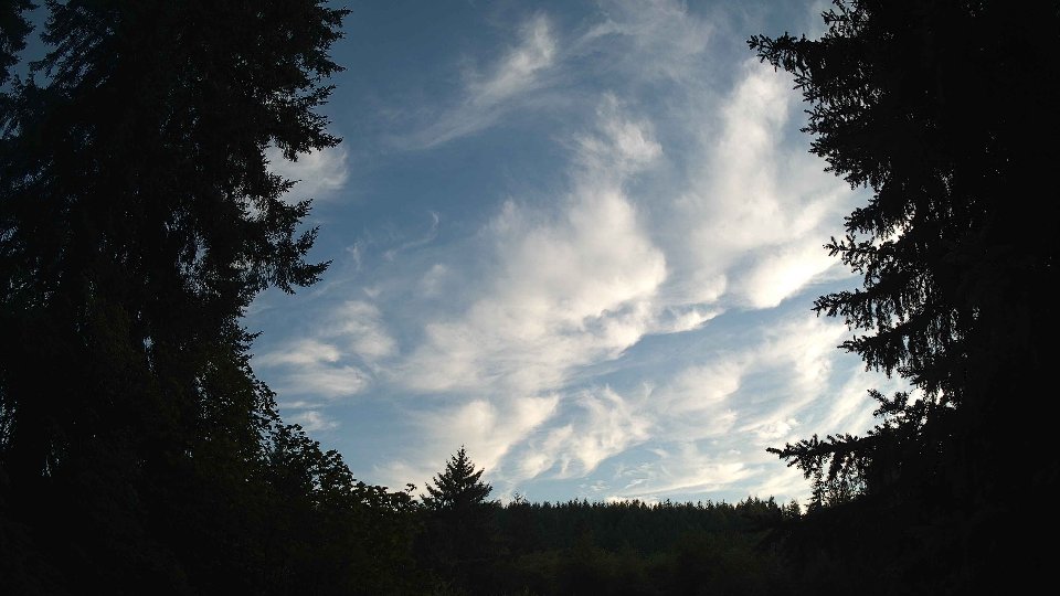 Pacific Northwest skyline timelapse frame from Jul 21st, 2026 at 8:00 PM