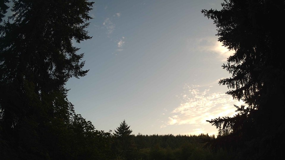 Pacific Northwest skyline timelapse frame from Jul 21st, 2026 at 8:30 PM