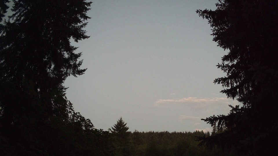 Pacific Northwest skyline timelapse frame from Jul 22nd, 2026 at 5:15 AM