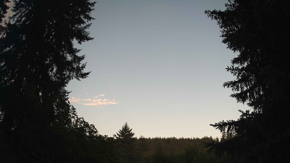 Pacific Northwest skyline timelapse frame from Jul 22nd, 2026 at 6:15 AM