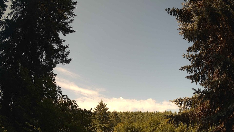 Pacific Northwest skyline timelapse frame from Jul 22nd, 2026 at 9:45 AM