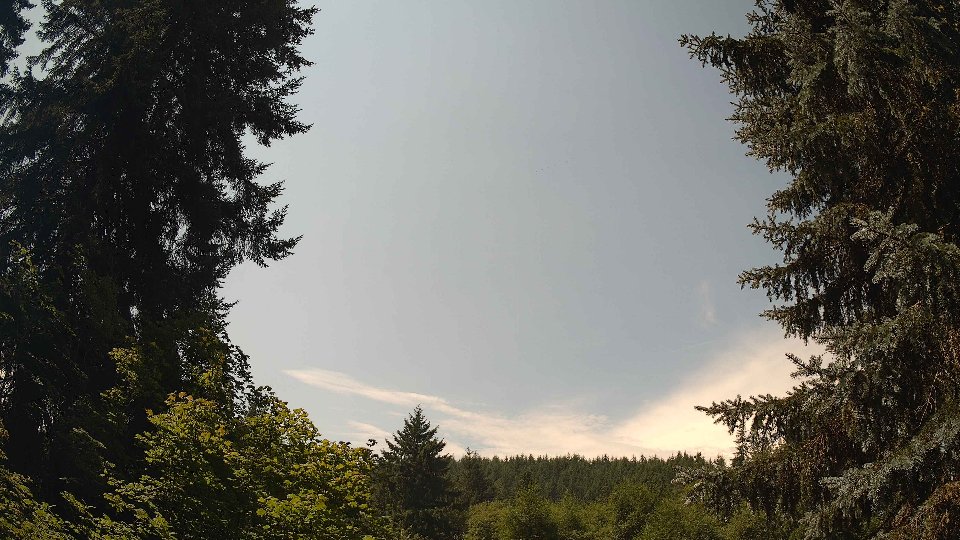 Pacific Northwest skyline timelapse frame from Jul 22nd, 2026 at 12:15 PM