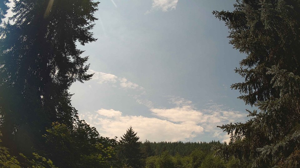 Pacific Northwest skyline timelapse frame from Jul 22nd, 2026 at 12:45 PM