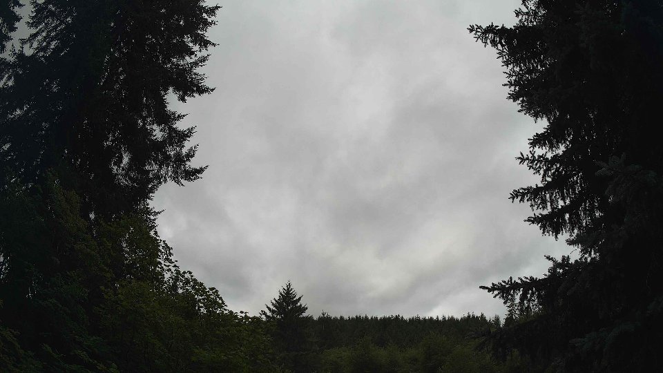 Pacific Northwest skyline timelapse frame from Jul 23rd, 2026 at 12:45 PM