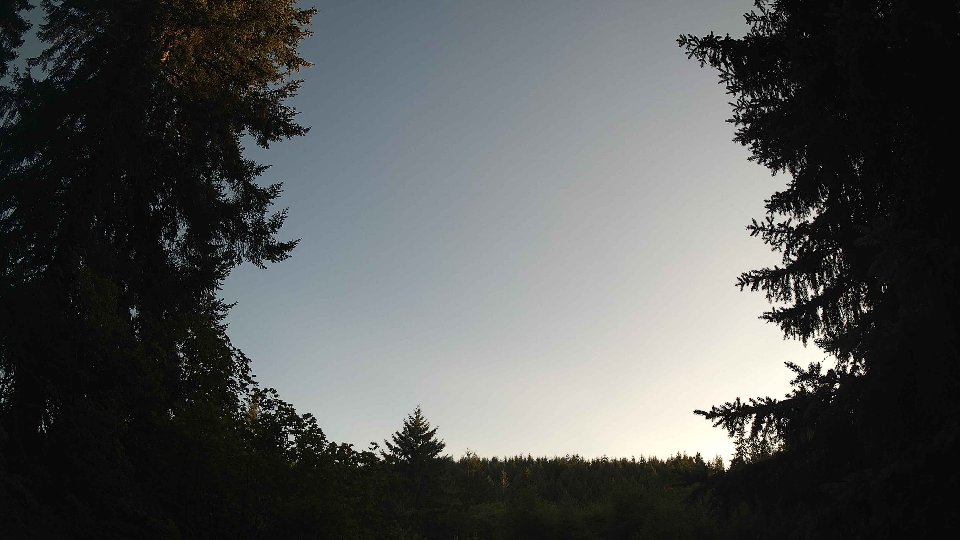 Pacific Northwest skyline timelapse frame from Jul 23rd, 2026 at 7:45 PM