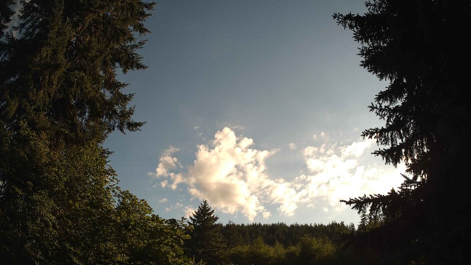 Pacific Northwest skyline timelapse frame from Jul 24th, 2026 at 6:45 PM