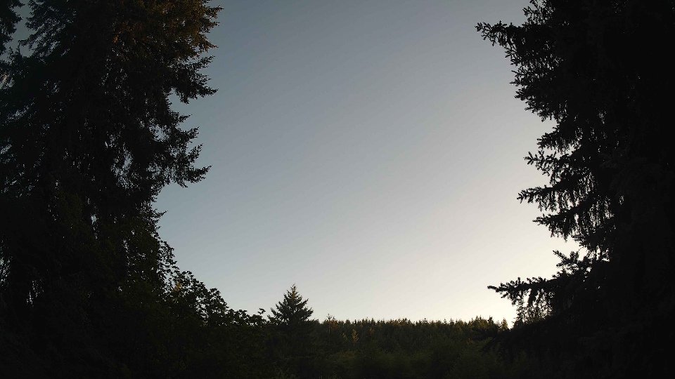 Pacific Northwest skyline timelapse frame from Jul 24th, 2026 at 7:45 PM
