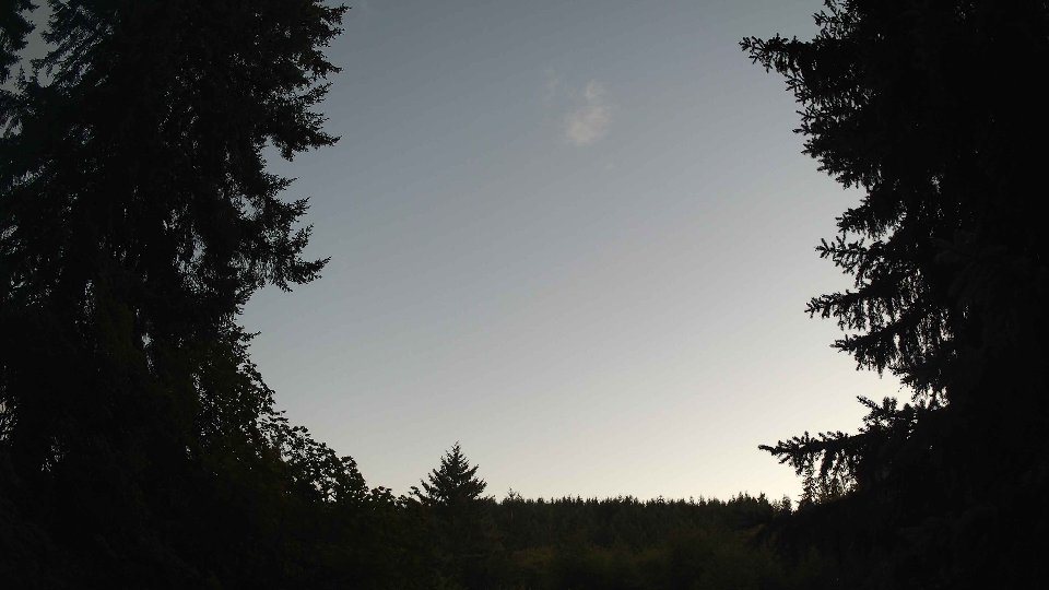 Pacific Northwest skyline timelapse frame from Jul 24th, 2026 at 9:00 PM