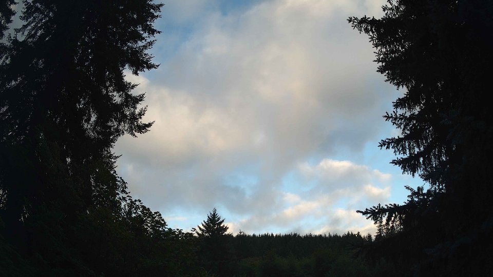 Pacific Northwest skyline timelapse frame from Jul 25th, 2026 at 6:45 AM