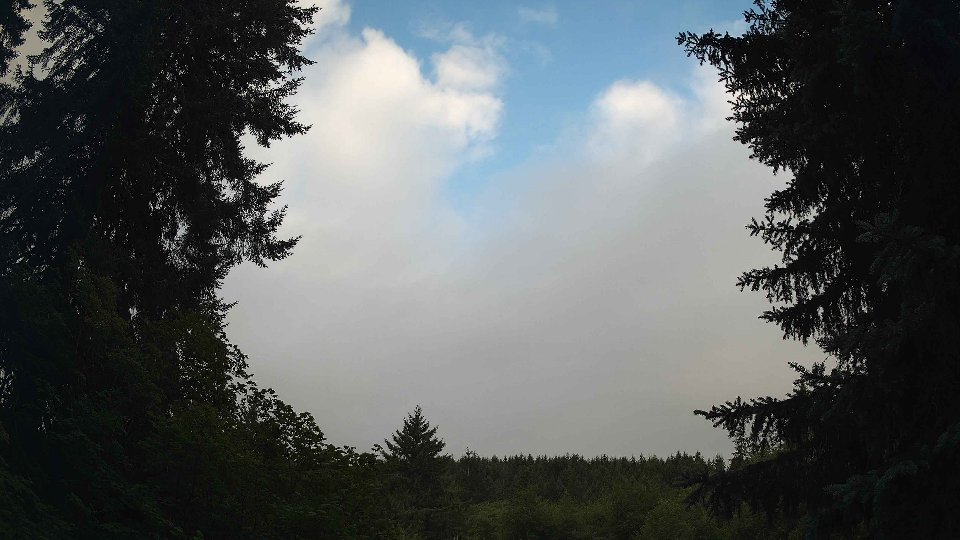 Pacific Northwest skyline timelapse frame from Jul 25th, 2026 at 7:00 AM