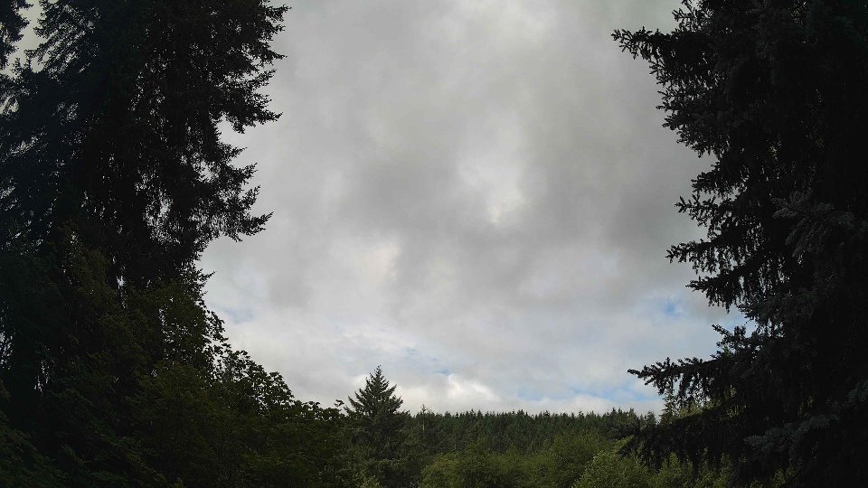 Pacific Northwest skyline timelapse frame from Jul 25th, 2026 at 9:15 AM