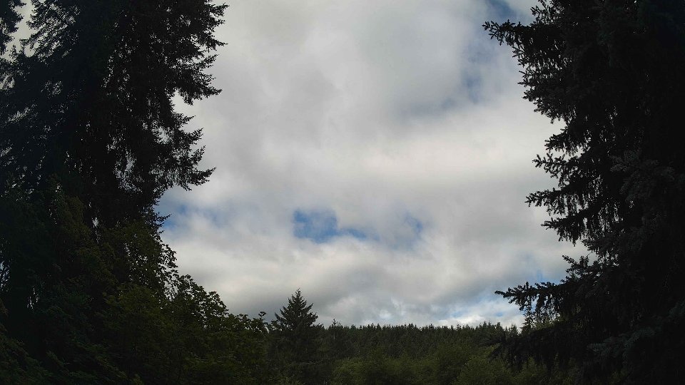 Pacific Northwest skyline timelapse frame from Jul 25th, 2026 at 9:45 AM