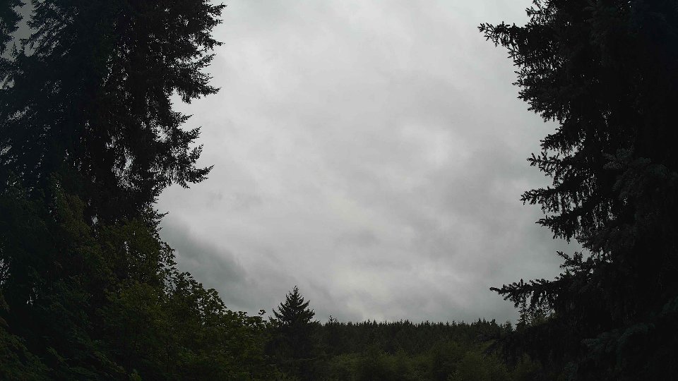 Pacific Northwest skyline timelapse frame from Jul 25th, 2026 at 1:45 PM