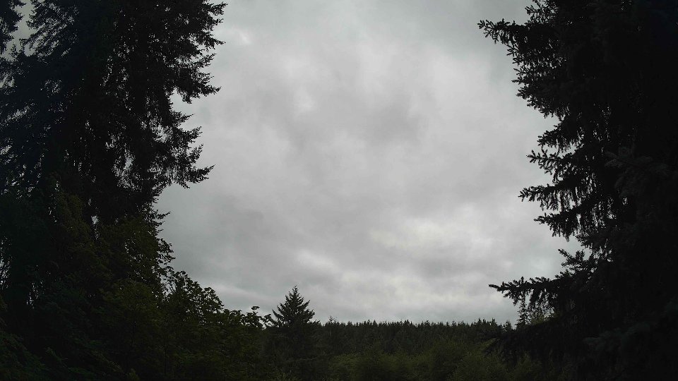 Pacific Northwest skyline timelapse frame from Jul 25th, 2026 at 3:45 PM