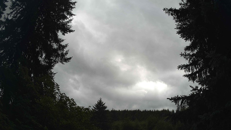 Pacific Northwest skyline timelapse frame from Jul 25th, 2026 at 4:00 PM