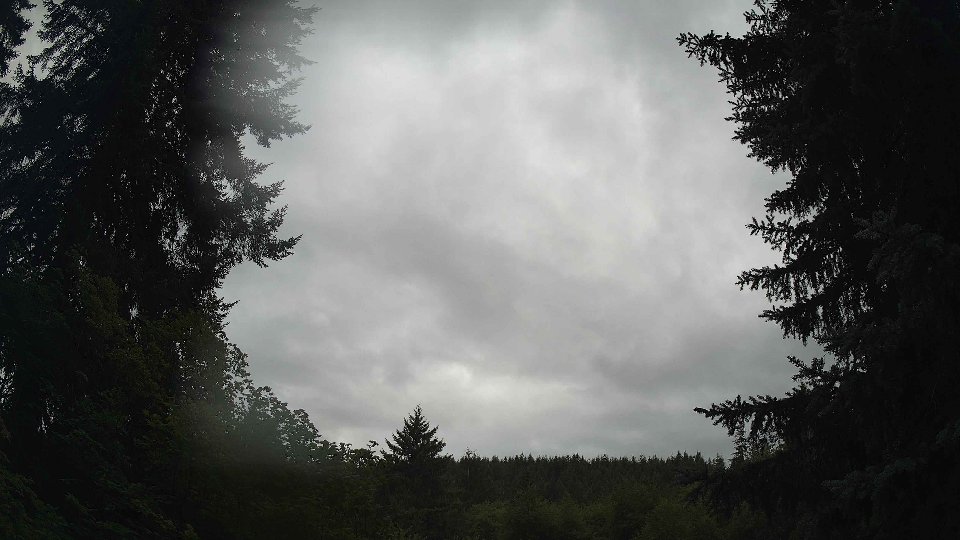 Pacific Northwest skyline timelapse frame from Jul 25th, 2026 at 5:00 PM