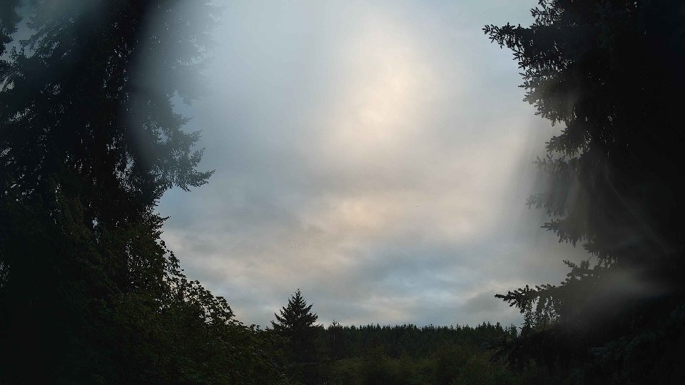 Pacific Northwest skyline timelapse frame from Jul 25th, 2026 at 8:15 PM