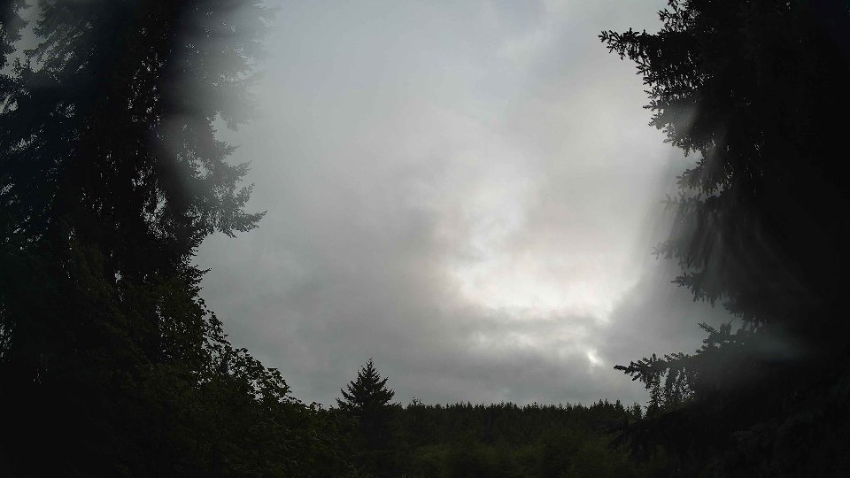 Pacific Northwest skyline timelapse frame from Jul 25th, 2026 at 8:45 PM