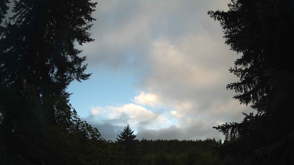 Pacific Northwest skyline timelapse frame from Jul 26th, 2026 at 6:45 AM
