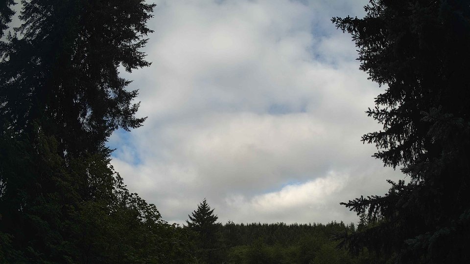 Pacific Northwest skyline timelapse frame from Jul 26th, 2026 at 7:45 AM