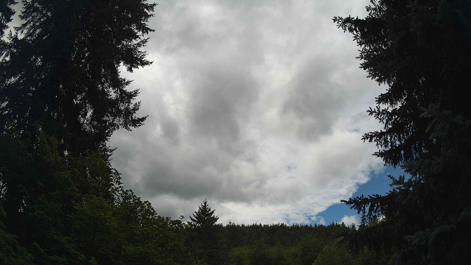 Pacific Northwest skyline timelapse frame from Jul 26th, 2026 at 12:15 PM