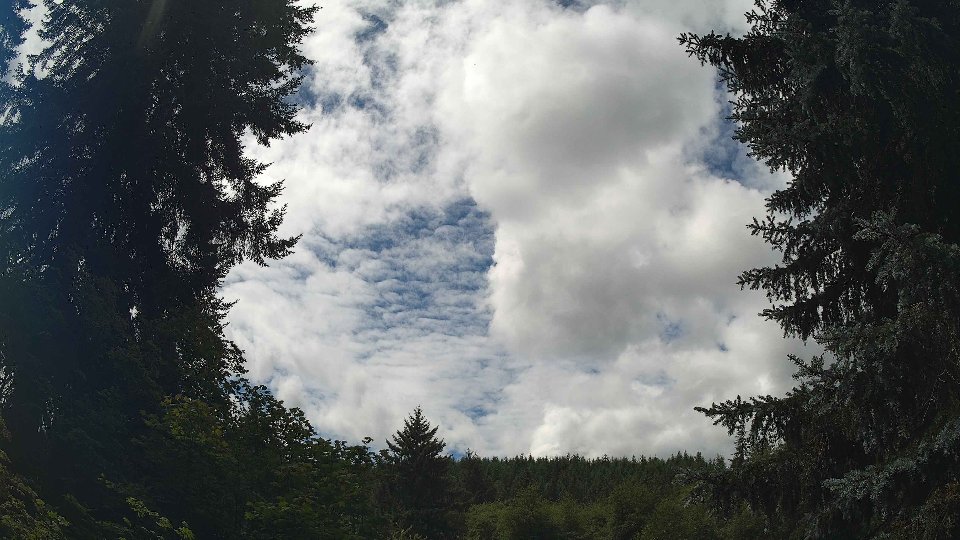 Pacific Northwest skyline timelapse frame from Jul 26th, 2026 at 12:45 PM