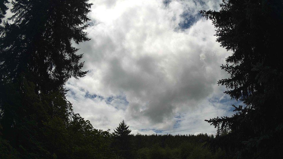 Pacific Northwest skyline timelapse frame from Jul 26th, 2026 at 1:30 PM