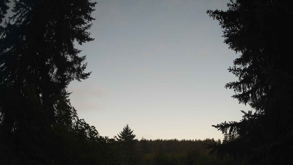 Pacific Northwest skyline timelapse frame from Jul 29th, 2026 at 6:00 AM