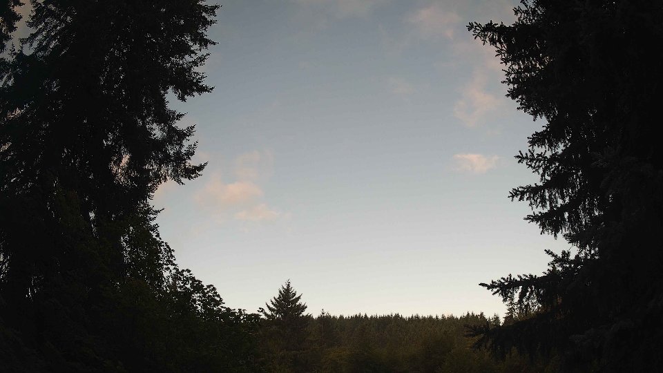 Pacific Northwest skyline timelapse frame from Jul 29th, 2026 at 6:30 AM