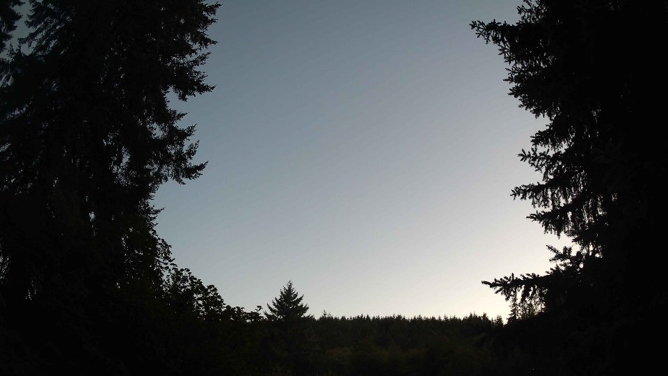 Pacific Northwest skyline timelapse frame from Jul 29th, 2026 at 9:00 PM