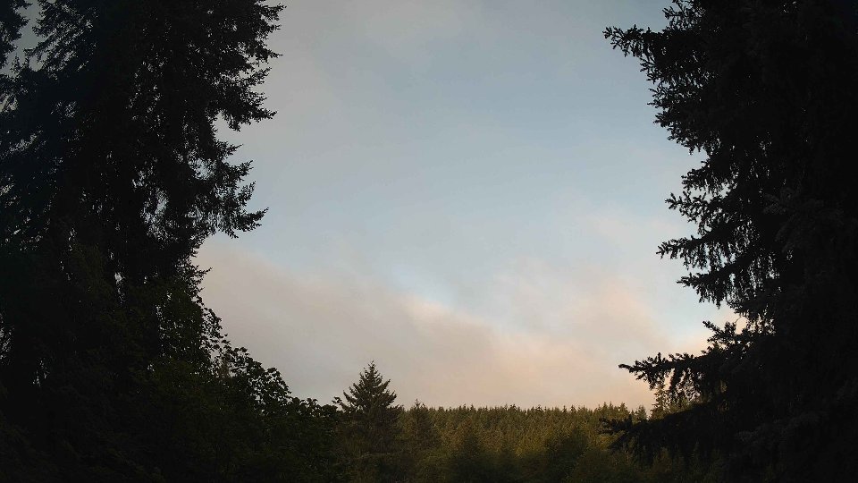 Pacific Northwest skyline timelapse frame from Jul 30th, 2026 at 6:45 AM