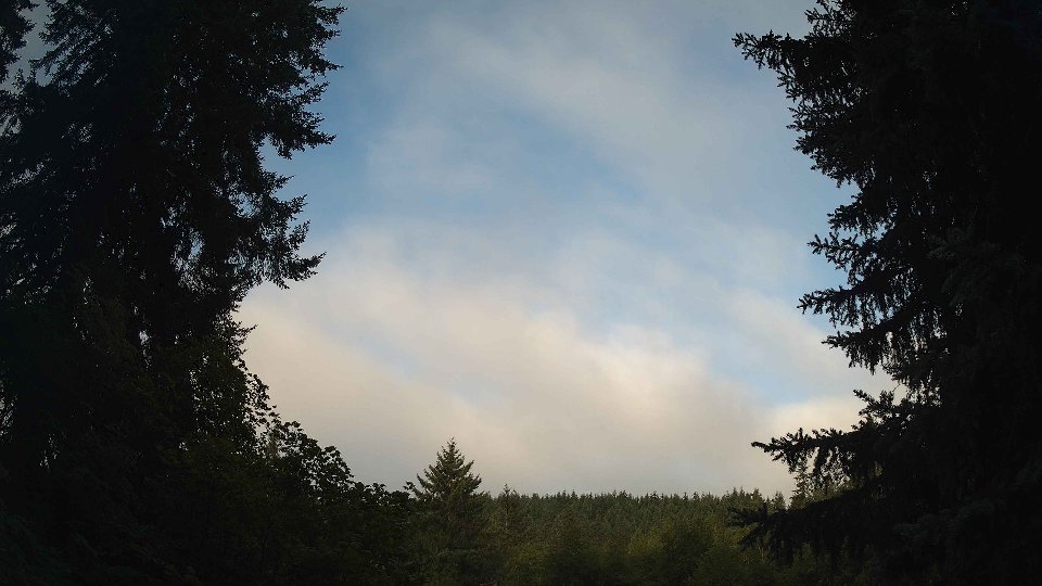 Pacific Northwest skyline timelapse frame from Jul 30th, 2026 at 7:00 AM
