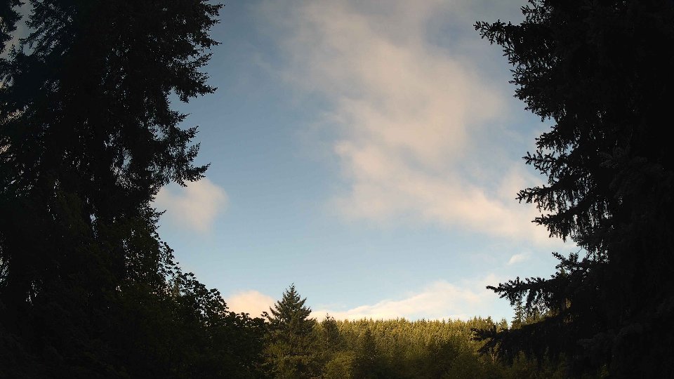 Pacific Northwest skyline timelapse frame from Jul 30th, 2026 at 7:30 AM