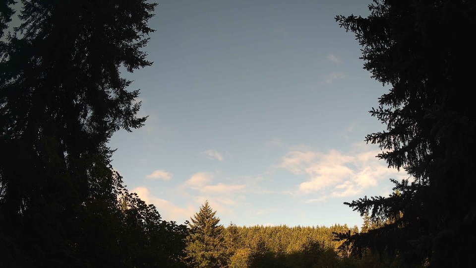 Pacific Northwest skyline timelapse frame from Jul 30th, 2026 at 7:45 AM