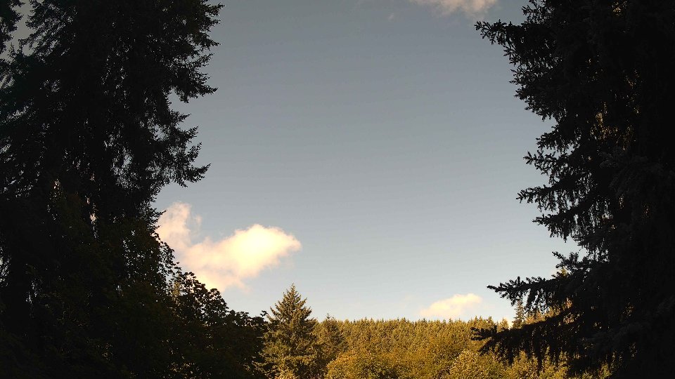 Pacific Northwest skyline timelapse frame from Jul 30th, 2026 at 9:00 AM