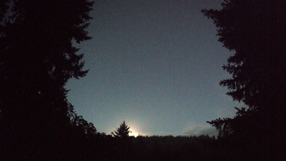 Pacific Northwest skyline timelapse frame from Jul 30th, 2026 at 5:07 AM