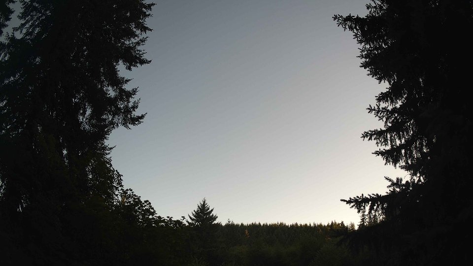Pacific Northwest skyline timelapse frame from Jul 31st, 2026 at 7:45 PM