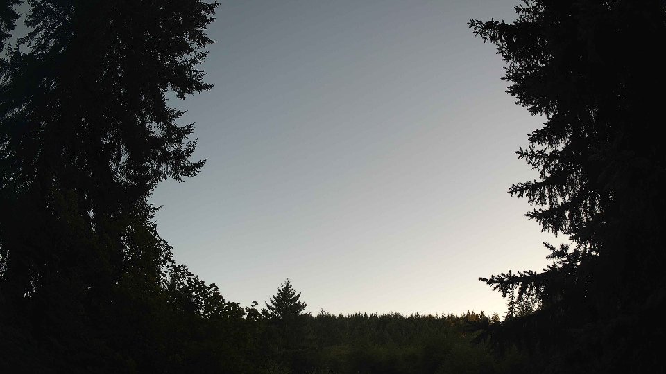 Pacific Northwest skyline timelapse frame from Jul 31st, 2026 at 8:15 PM