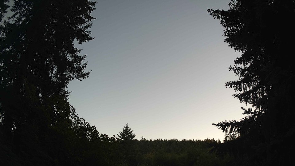 Pacific Northwest skyline timelapse frame from Jul 31st, 2026 at 8:30 PM