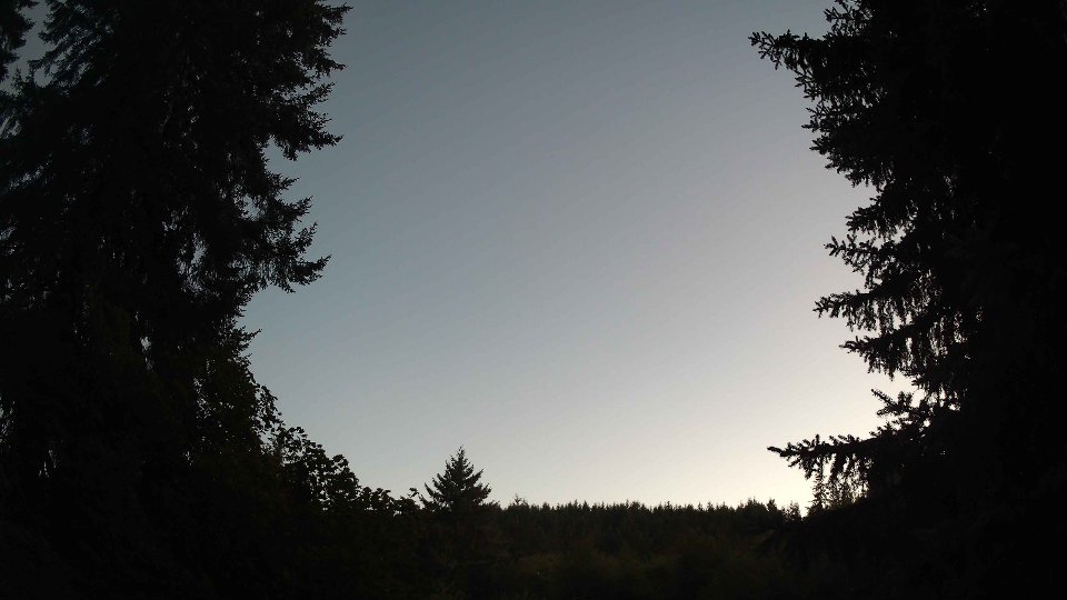 Pacific Northwest skyline timelapse frame from Jul 31st, 2026 at 9:00 PM