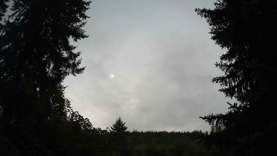 Pacific Northwest skyline timelapse on Aug 01, 2026 at 5:45 AM